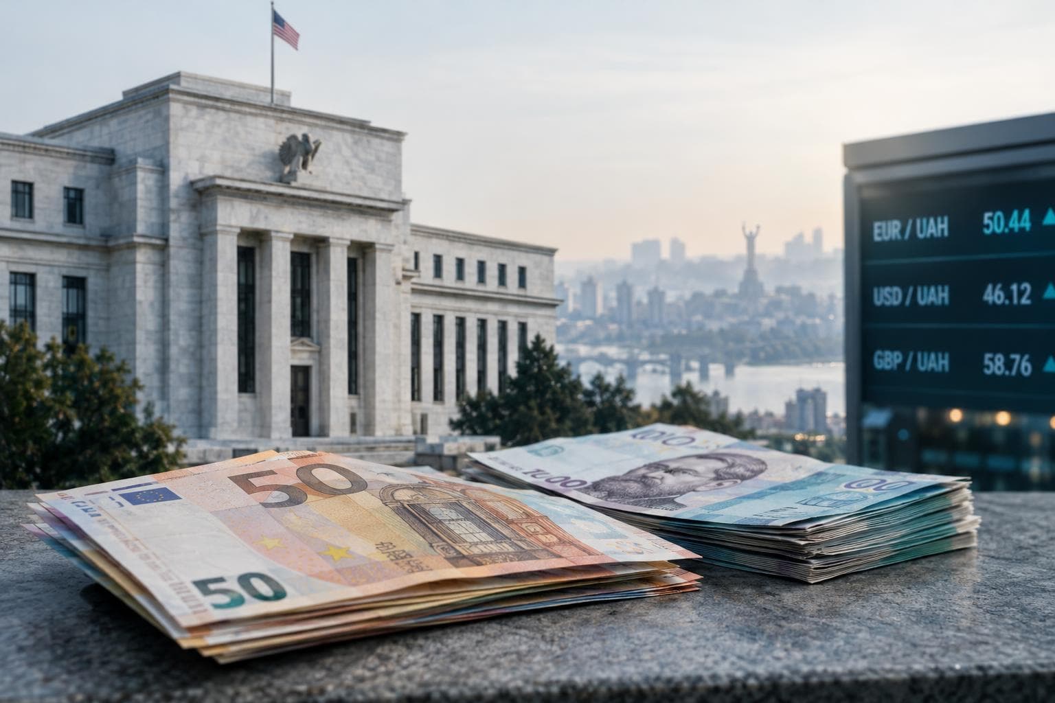 Курс євро — 50,44 грн; фонд Норвегії зазнав збитків
