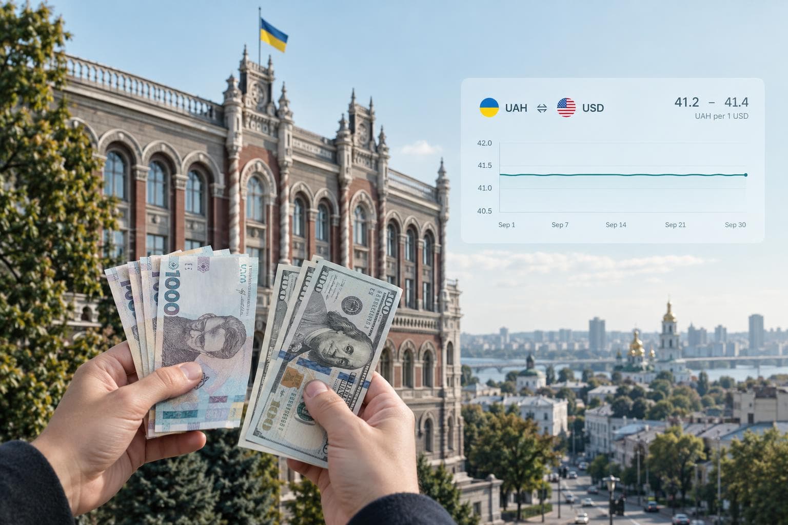 Прогноз курсу гривні на вересень: стабільність долара